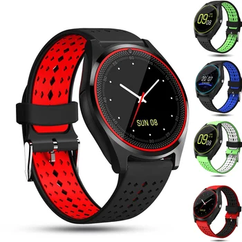 

V9 Bluetooth Smart Watch WIth Camera Fitness Tracker Reminder Sleep Monitor Dial/call SIM TF Card Bracelet pk dz09 A1 gt08