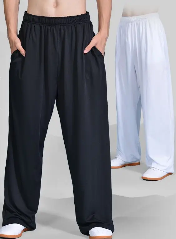 Pantalones de entrenamiento de artes marciales, tai chi, taiji, kung fu
