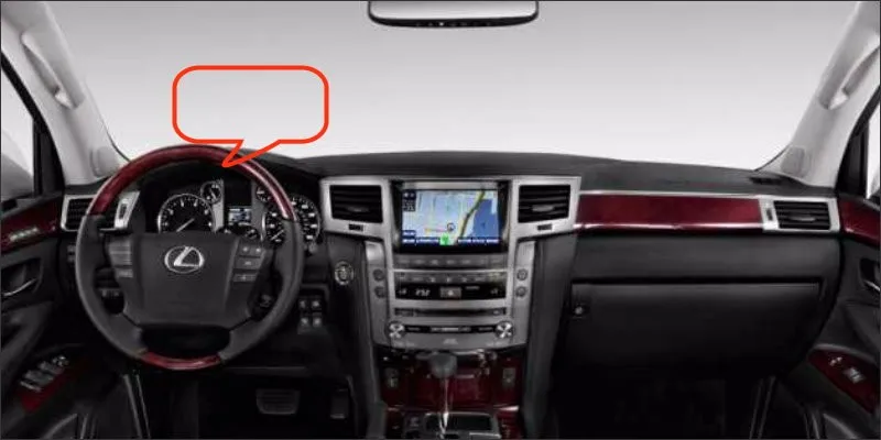 Lexus LX570 2016 interior