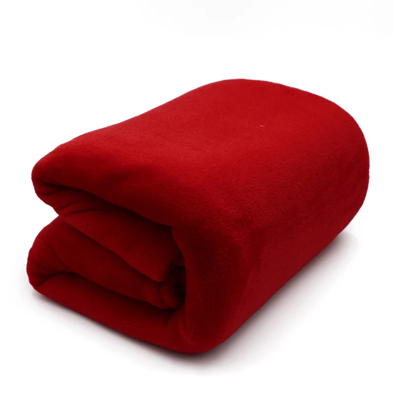 Текстильная осень фланелевый флисовый взвешенный Одеяло пледы супер теплые мягкие Одеяло s бросить на кровати/плоскости/диван крышка шерпа покрывало - Цвет: red