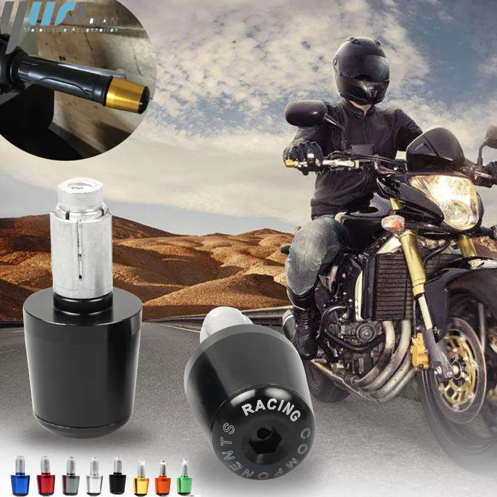 

Universal Motorcycle Motocross Motorbikes CNC 7/8'' Handle Bar End Handlebar Grips Cap FOR YAMAHA FZ-1N FZ-6N YZF-R1 R3 YZF-R6