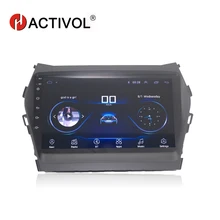 HACTIVOL 9 “1024*600 Quadcore android 8.1 radiofonico auto per Hyundai IX45 SANTA FE 2013 car DVD player GPS Navi wifi bluetooth