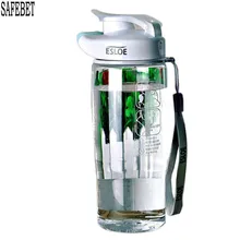 Safebet marca manera de las mujeres del verano al aire libre deportes botellas de agua de viaje botella de agua portable creativa a prueba de fugas botella de agua