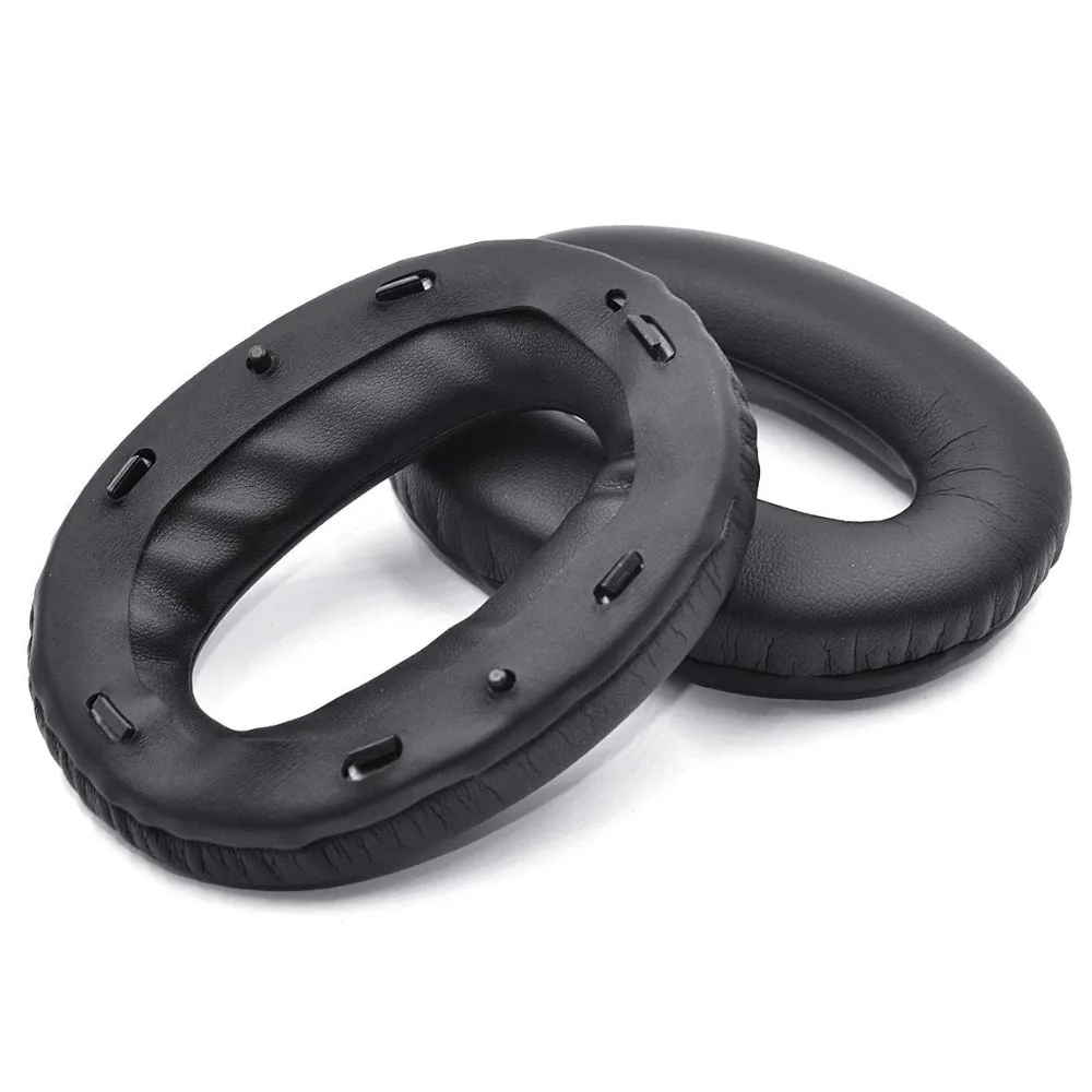 Earpad Replacement Foam Ear Pads Cushions for Sony WH1000XM2 MDR-1000X Headphones with Clip Ring Repair Parts (1)
