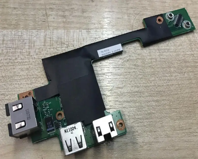 Оригинальный модем Lenovo Thinkpad T510 T510i W510 USB LAN I/O плата Ethernet 63Y2124 100% протестированный