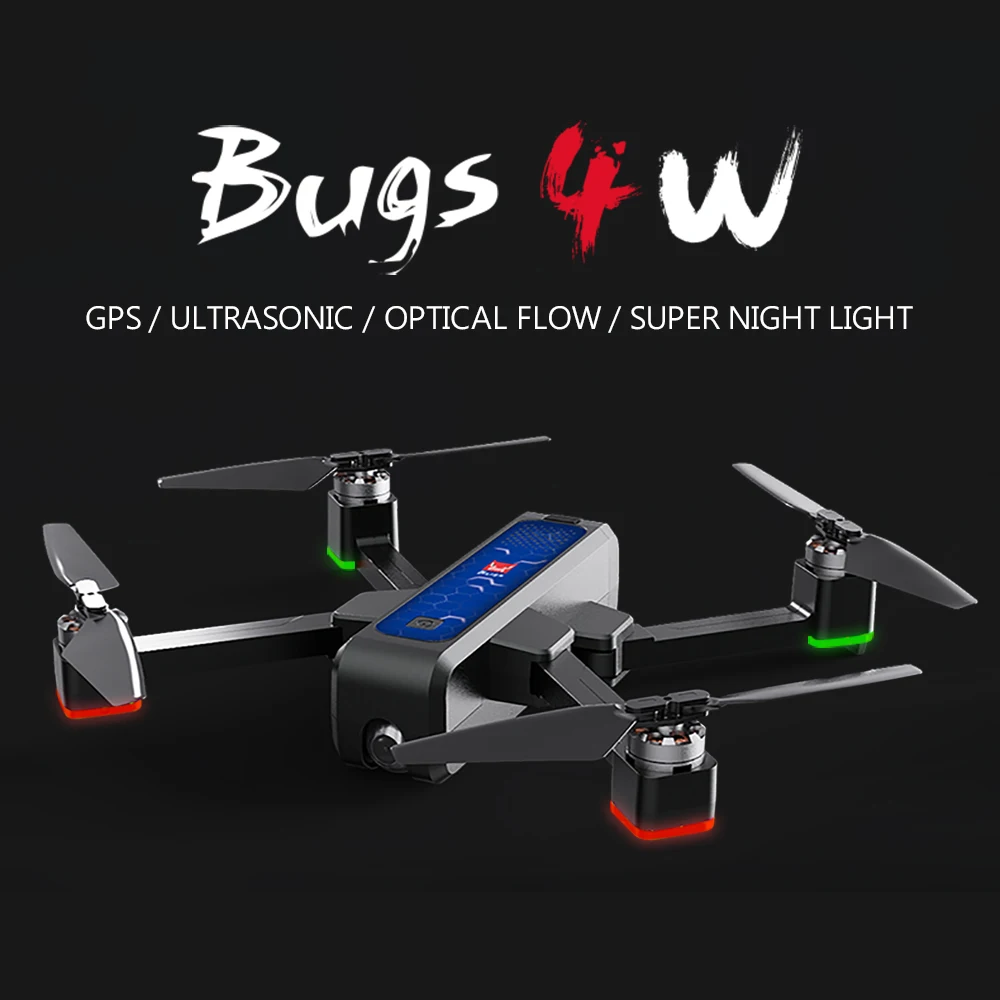 MJX Bugs 4 Вт GPS беспилотные летательные аппараты с Камера 2K 5G Wi Fi FPV оптическим