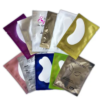 

Hot 50 Eyelash Extension Paper Patches Grafted Eye Stickers 7 Color Eyelash Under Eye Pads Eye Paper Patches Tips Sticker