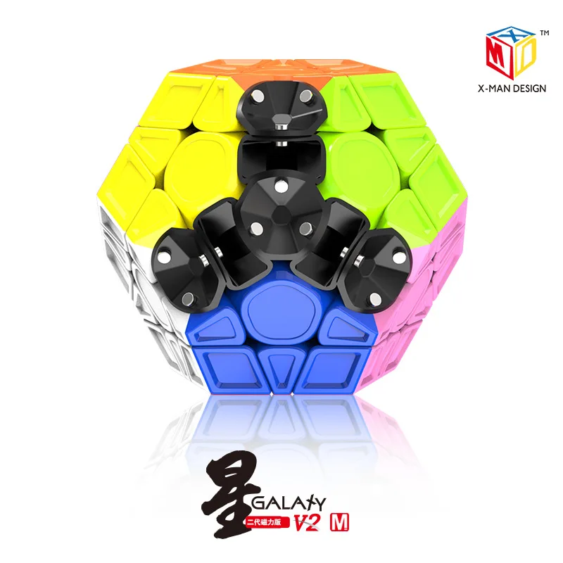 Qiyi XDM Galaxy V2 M Magantic магический куб мегаминкс Додекаэдр Скорость кубики для