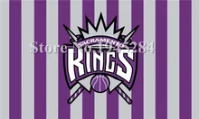Sacramento Kings Flag New 3x5ft 90x150cm Polyester NBA Flag Banner 1021, free shipping