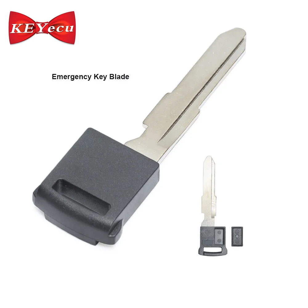 

KEYECU 3pcs Smart Insert Remote Emergency Key Blade Uncut for Suzuki SX4 Grand Vitara Swift 2006-2012