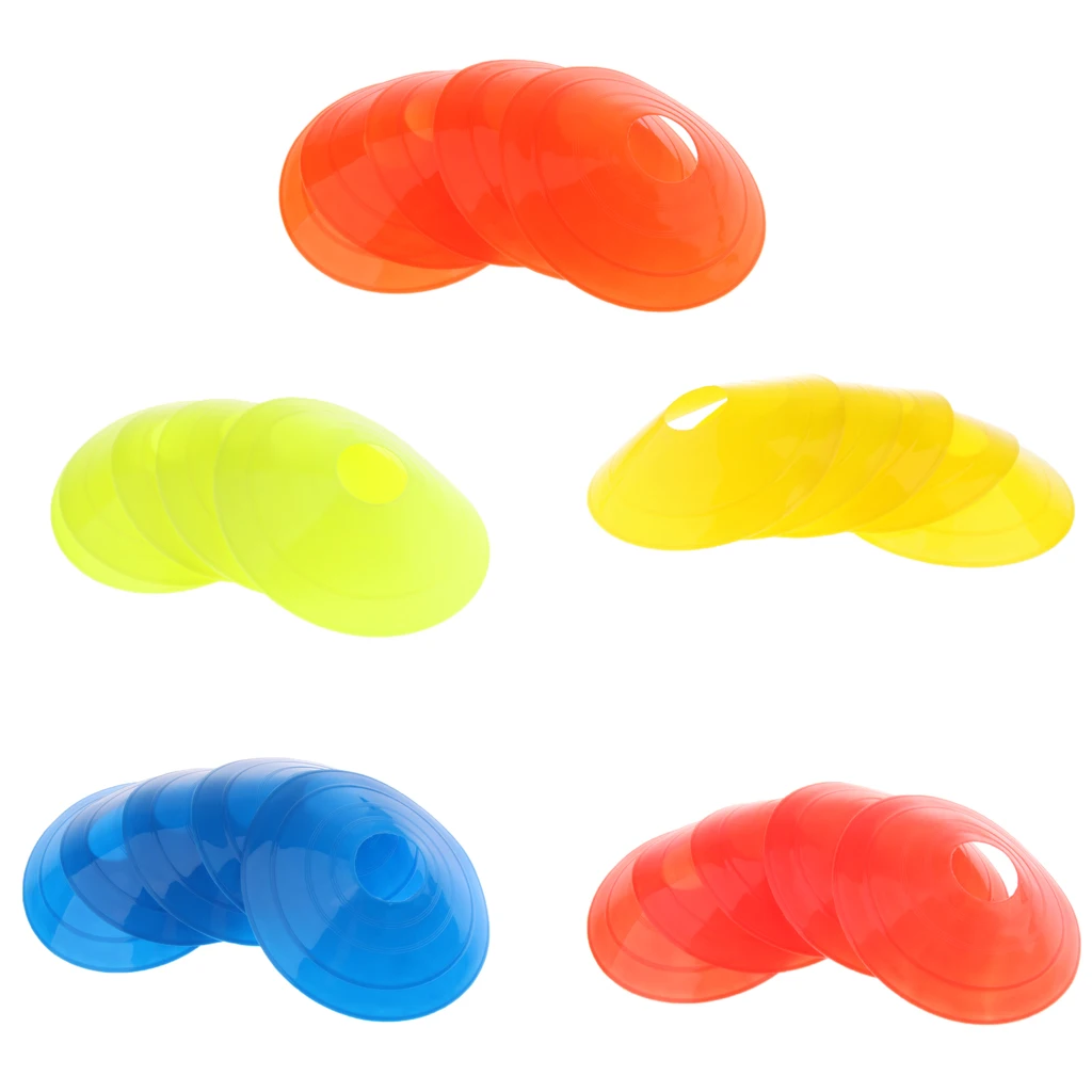 25 Pcs Soccer Mini Disc Cones Boundary Marker Skating Agility Training Aid