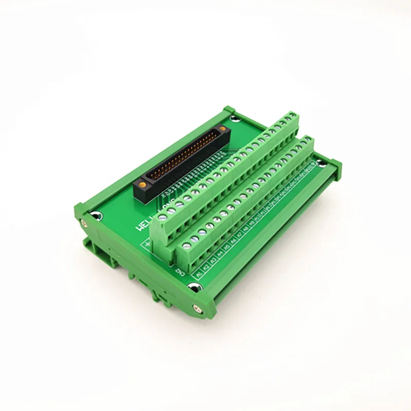 

DIN Rail Mount FCN40P PLC Interface Module Male Header Breakout Board, Terminal Block, Connector FCN-364P040-AU.