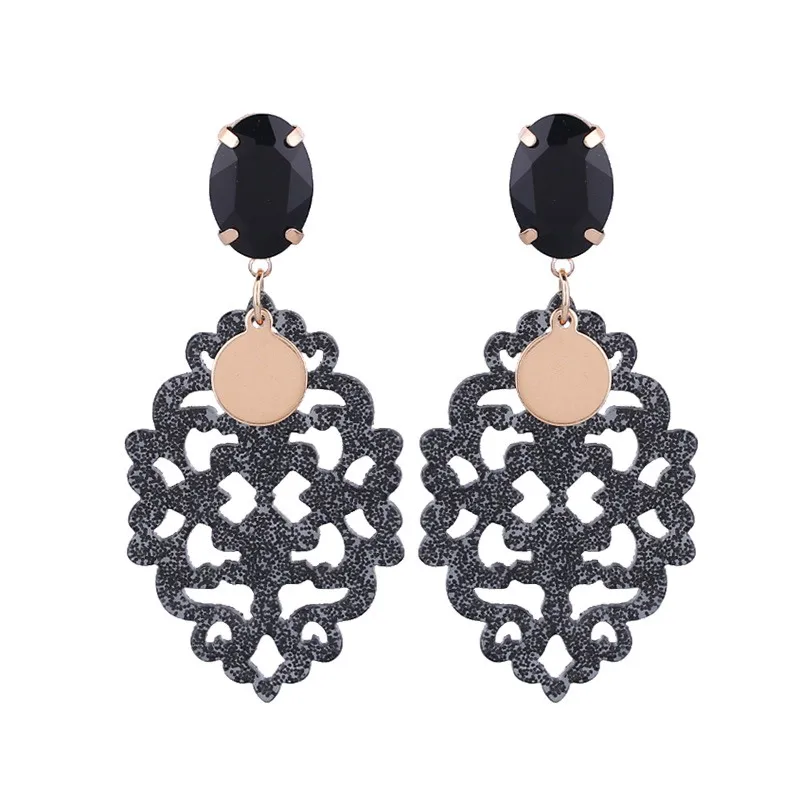 Earrings for woman black