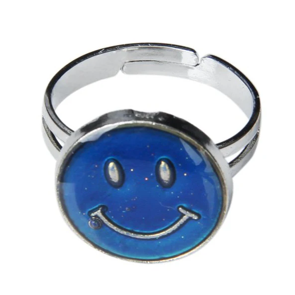

Ring of mood change of color size adjustable shape of face of smile