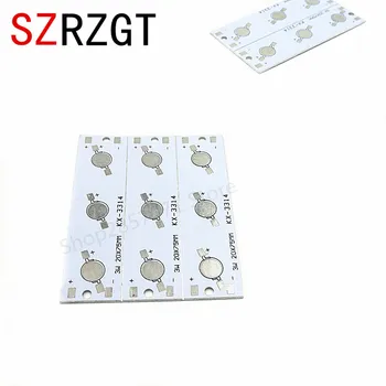 

50pcs/lot, 3W LED PCB, strip type 75X20mm use for 3pcs high power LEDs, aluminum plate base board, LED 3W DIY PCB, free shipping