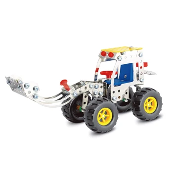 

139Pcs Medium Excavator Shape Educational Assembling Toys DIY Steam Stem Toy Children Assembly Model Building Kits For Kids New