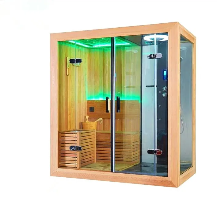 Combination of Sauna and Steam bath with Shower M 6035Sauna Rooms