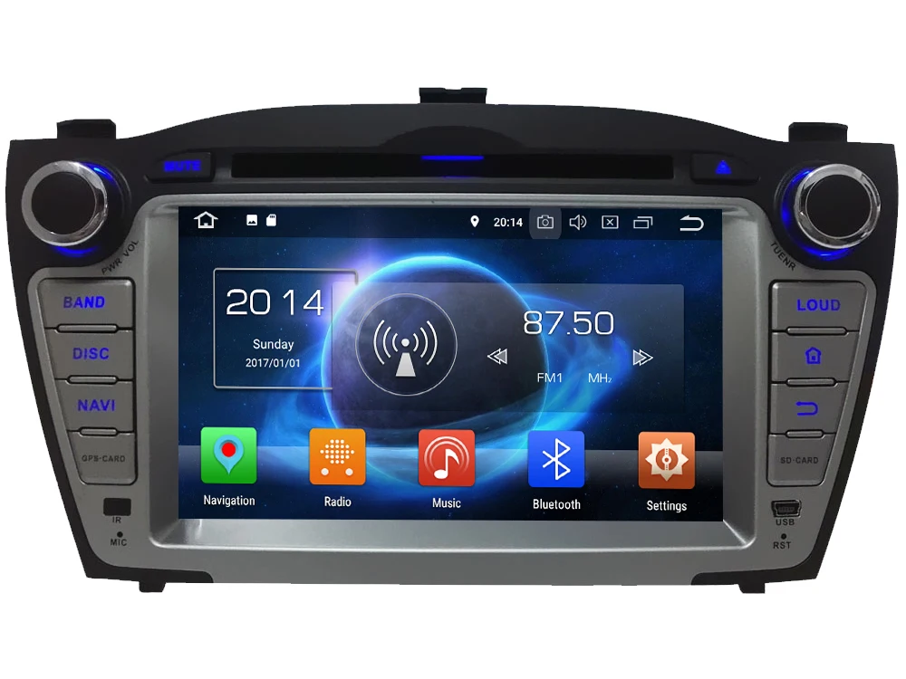 Sale 7" Octa Core 4G WIFI Android 8.1 4GB RAM 64GB ROM RDS Car DVD Multimedia Player Radio Stereo For Hyundai Tucson IX35 2009-2015 0