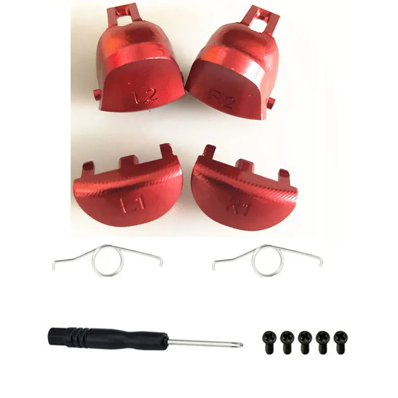 Кнопки триггера L1 R1 L2 R2 из алюминиевого сплава для PS4 Pro JDS 040 JDM 4 0 версия 2