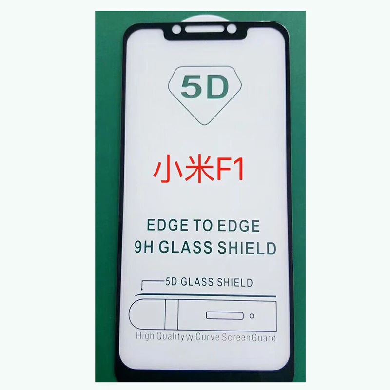 

Pocophone F1 Screen Protector 5D Shockproof Film for Xiaomi pocophone F1 Tempered Glass Full Glue Cover Film pocophon F1 Glass
