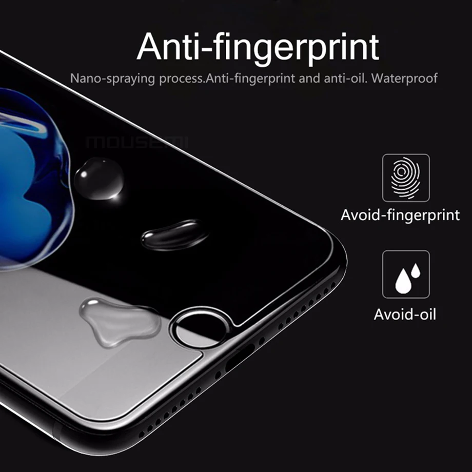 MOUSEMI Tempered Glass For iPhone 6s 6 Plus 7 Plus Glass Accessories 0.3mm Protective Glass For iPhone 5s 5 SE Screen Protectors (3)