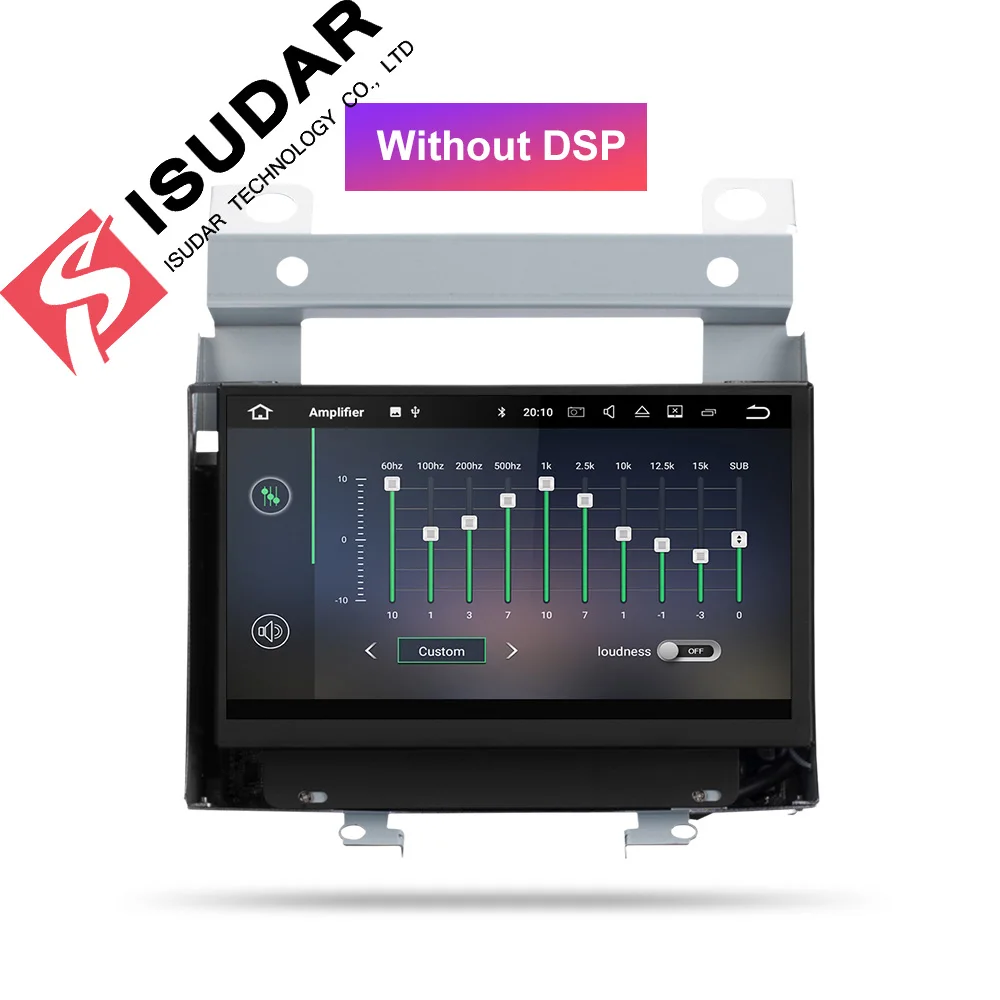 Isudar автомобильный мультимедийный плеер 2 Din Android 9 для Land Rover/freelander 2 2007-2012 gps Automotivo радио Wifi четырехъядерный видеорегистратор DSP - Цвет: Without DSP