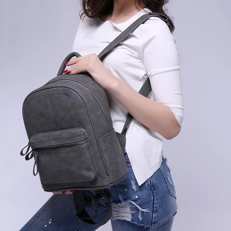 Toposhine Retro Mochila mujer de cuero de la PU bolso de las mujeres, bolso de las mujeres Mochila femenina bolsas para la escuela de adolescentes 1591 Toposhine Retro Mochila mujer de cuero de la PU bolso de las mujeres, bolso de las mujeres Mochila femenina bolsas para la escuela de adolescentes 1591