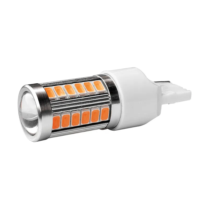 Светодиодная лампа заднего хода T20 7440 WY21W W21W 33 smd 5630 5730|light signboard|light cpulight 1156 |