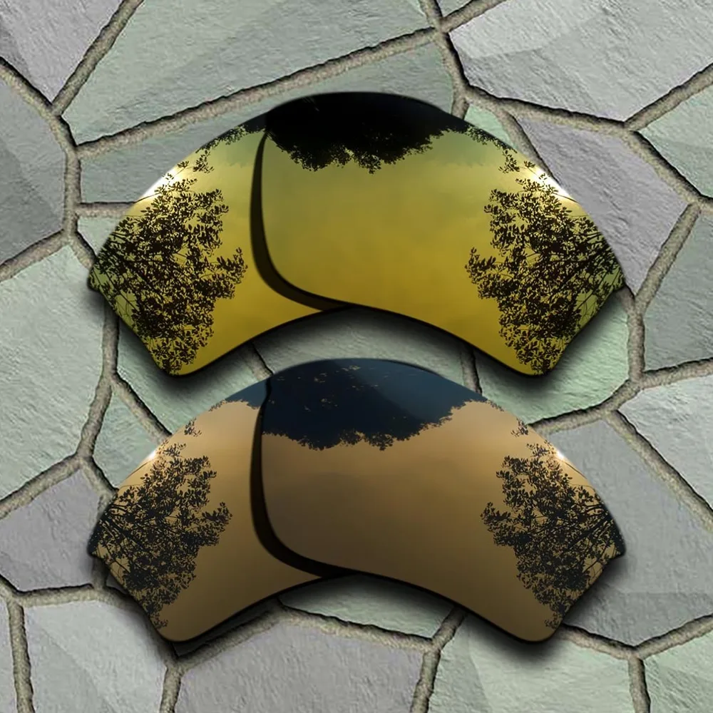 Yellow Golden&Bronze Copper Sunglasses Polarized Replacement Lenses for