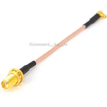 

100 Pieces SMA Female to MMCX Male rightangle connector RG316 Cable MMCX to SMA extension 10cm
