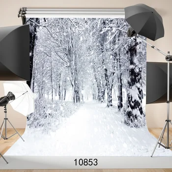 

SJOLOON winter photography backdrops snow forest photography background party photography backdrops for photo studio vinyl props