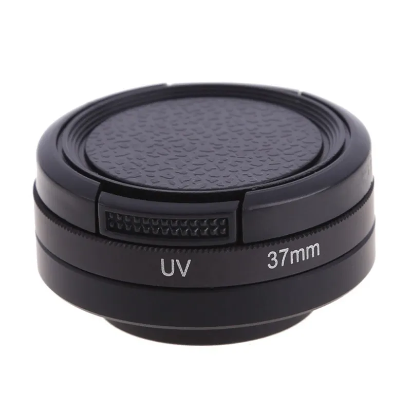 

3 In1 37mm UV Filter Lens Protector+Adapter Ring + Lens Cap for Go Pro HD Hero 4 /3 plus / 3 /3+