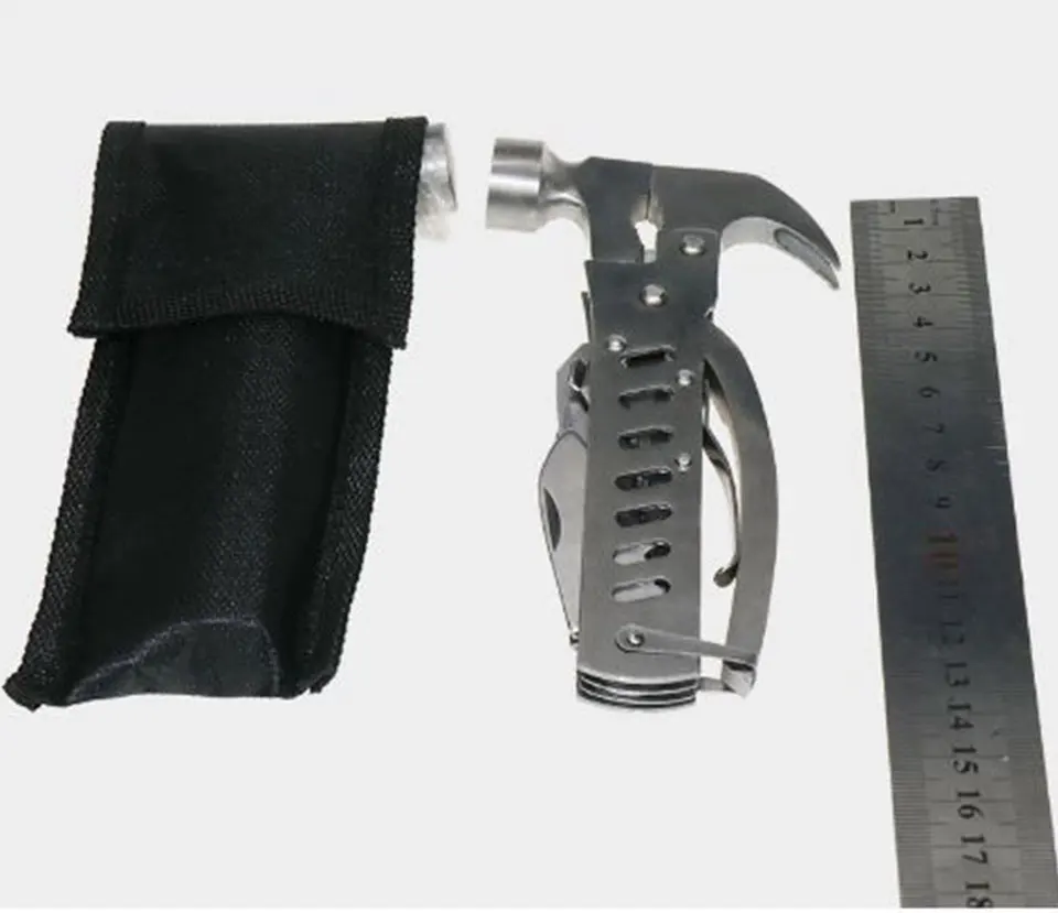 AX выживания EDC инструменты Открытый Отдых многофункциональный коготь молоток и отвертка увидел нож для ножа для бутылок набор складной мульти инструменты