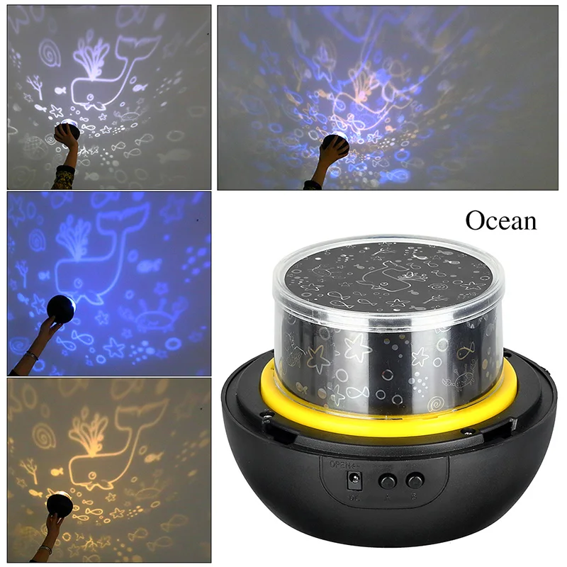 LED Night Light Starry Sky Magic Star Moon Planet Projector Lamp Cosmos Universe Luminaria Baby Nursery Light  2