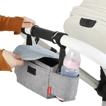 

Stroller Pram Pushchair Baby Organiser Mummy Bag Storage Buggy Cup Bottle Holder Multi-separated Design 6 Pockets Storage Bags