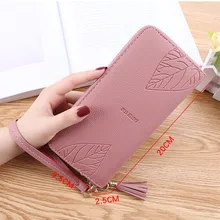 Women Wallets Purses Tassel Long Wallets For Ladies Girl Money Coin Pocket Card Holder Female Wallets Phone Clutch Bag 2019 female wallets phone clutch bag purses bow knot long wallets for girl ladies money coin pocket card holder women s wallets