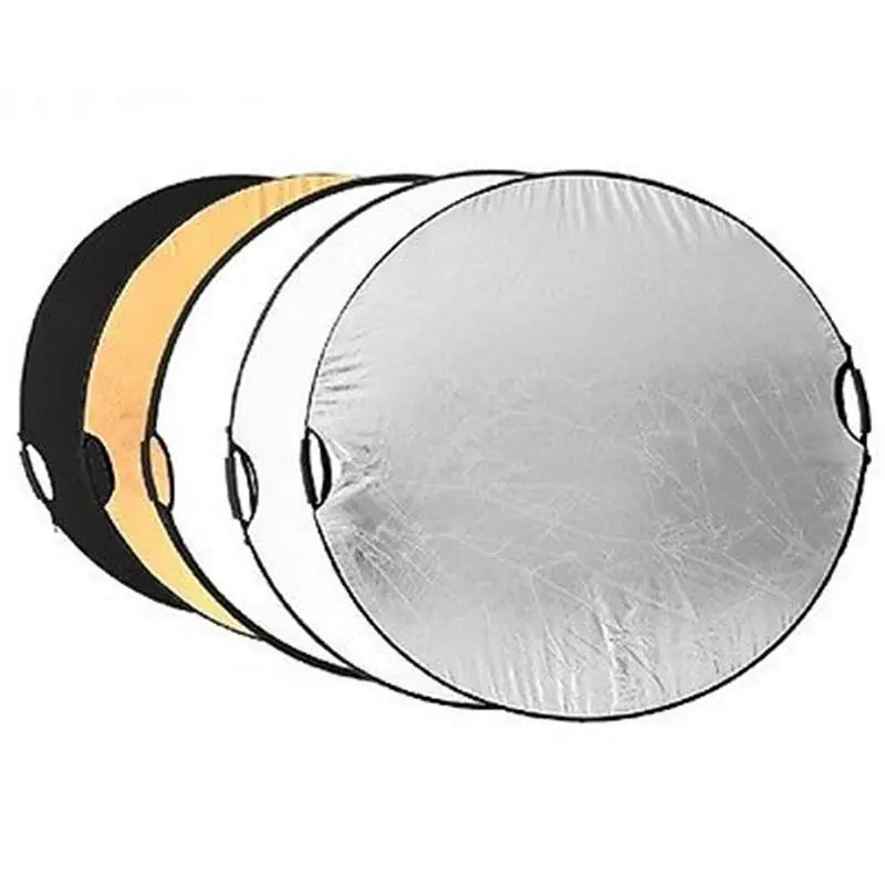 

FOTGA 5 in 1 110cm 43" Portable Collapsible Light Round Photography Reflector for Studio Multi Photo Disc