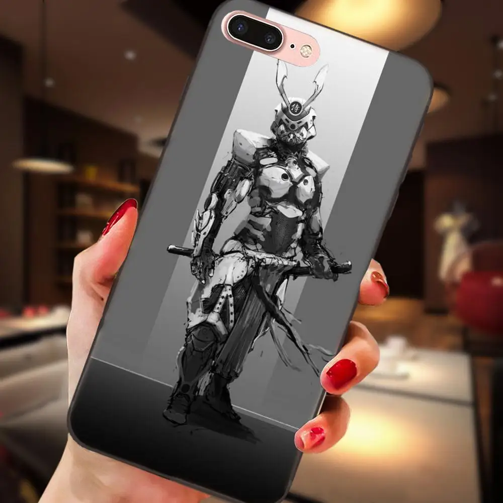 Чехол для телефона из мягкого силикона ТПУ с рисунком черно белой печати Xiaomi Redmi
