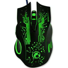 Hot Sale Estone X9 5000DPI LED Optical USB Wired Gaming Mouse Gamer Computer PC Laptop Professional Game Mice batter than X5 X7