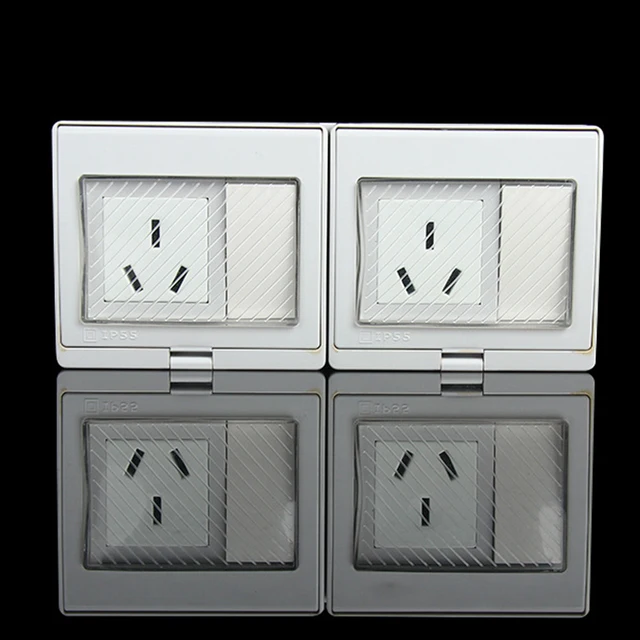 Buy Waterproof Wall Double Power Socket, 16A AU / New
