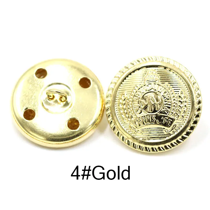 Sale 10PCS/Lot DIY Coat Golden Silvery Classic For Jeans Popular Clothing Accessories High Quality Bronze Button