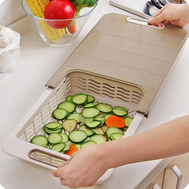 Silicone Cutting Board with Non Slip Hexagon Grips by Fresh Menu Kitchen