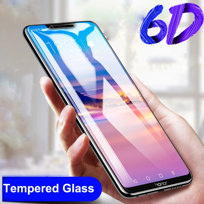 

6D Tempered Screen Glass for Huawei Honor 10 Play 9 V10 V9 Play Glass Full Cover 9H Glass Film for Huawei Honor 10 Honor10 Film