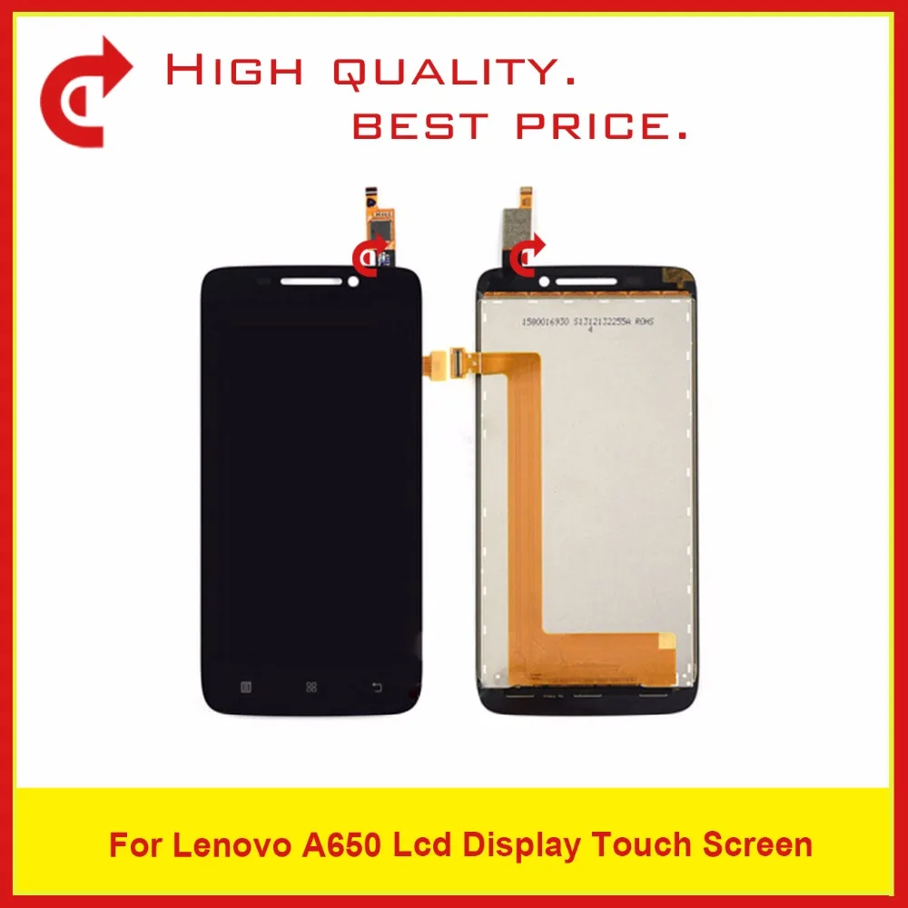 

ORIGINAL 4.7" For Lenovo S650 LCD Display With Touch Screen Digitizer Sensor Panel Assembly Complete Replacement