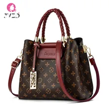 JVZD модная женская сумка, сумка-мессенджер из искусственной кожи с принтом, металлические украшения, Диагональная Сумка через плечо