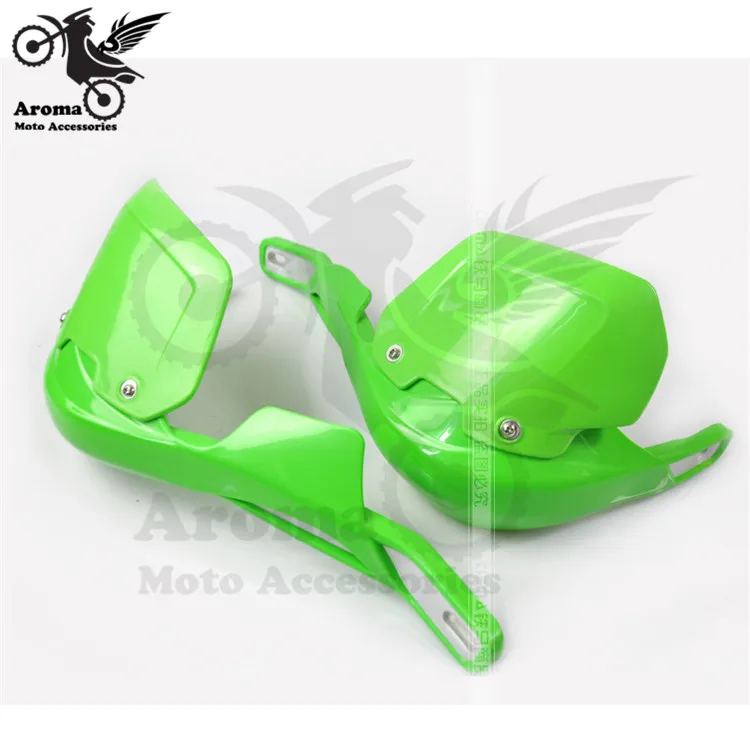 7 цветов moto rcycle защита от падения moto rbike handguard для yamaha honda suzuki kawasaki moto ручная защита красочные - Цвет: green 22mm