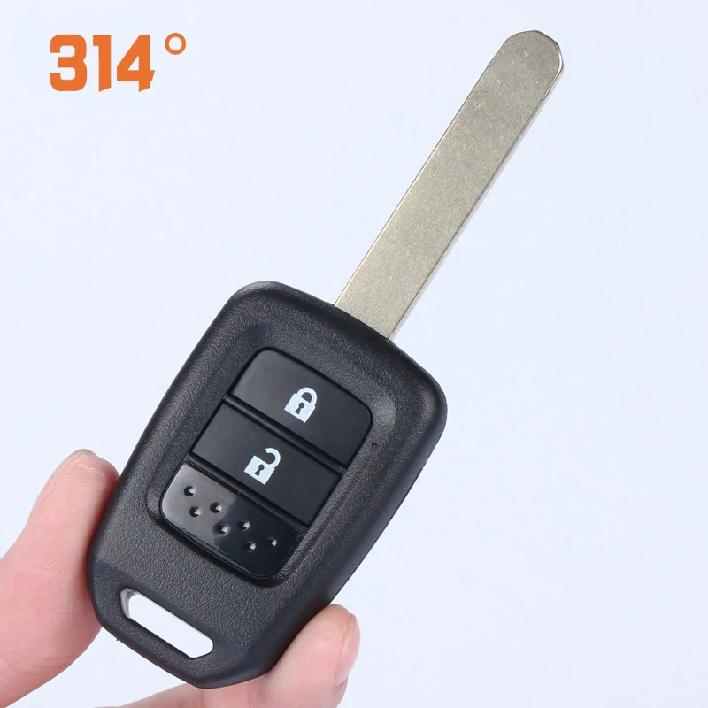 

2/3 Button Car Remote Control Key Shell Straight Key Metal Spare Replacement Key Suit For Honda 2015 New Fit Binzhi XR-V