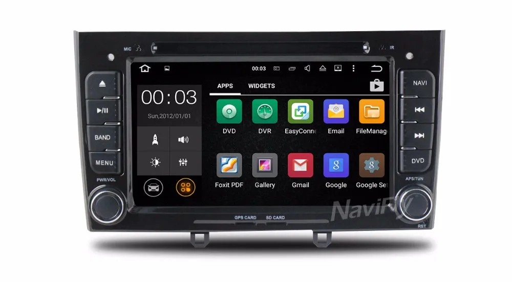 Best 2din Quad Core  Android8.1 Car radio GPS Player For Peugeot 408 308 wifi 4G LTE bluetooth DVD GPS 2G RAM  support OBD2 DVR DAB+ 17