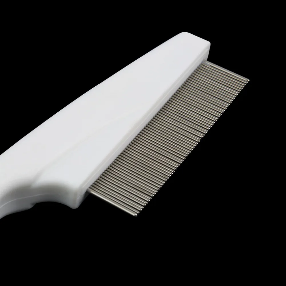 1pcs Pet Dog Hair Flea Comb Stainless Pin Dog Cat Grooming Brush Comb