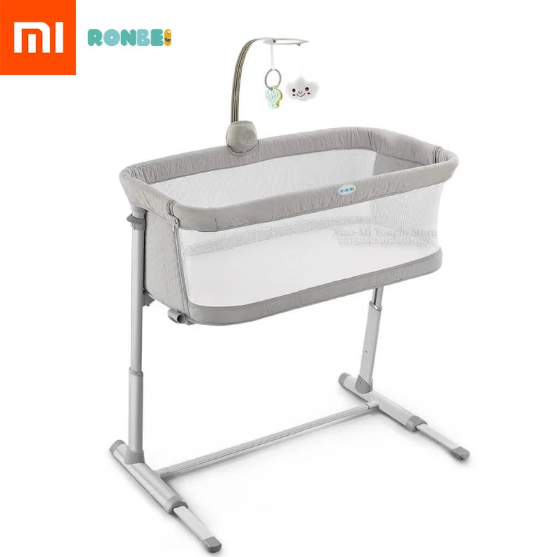 

Xiaomi Mijia Ronbei Adjustable Baby Cot Stacking Design for Take Good Care of Babies Suit for Babies 0-18 Months Old